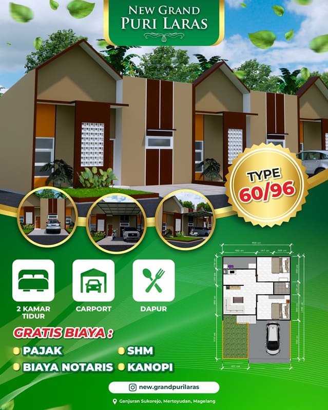 Perumahan Baru Di Magelang Kota New Grand Puri Laras, Jual Perumahan Baru Dekat Akmil Magelang New Grand Puri Laras, Perumahan Cluster Baru Di Magelang New Grand Puri Laras, Perumahan Dekat Akmil Magelang New Grand Puri Laras, Rumah Magelang 200 Juta New Grand Puri Laras.